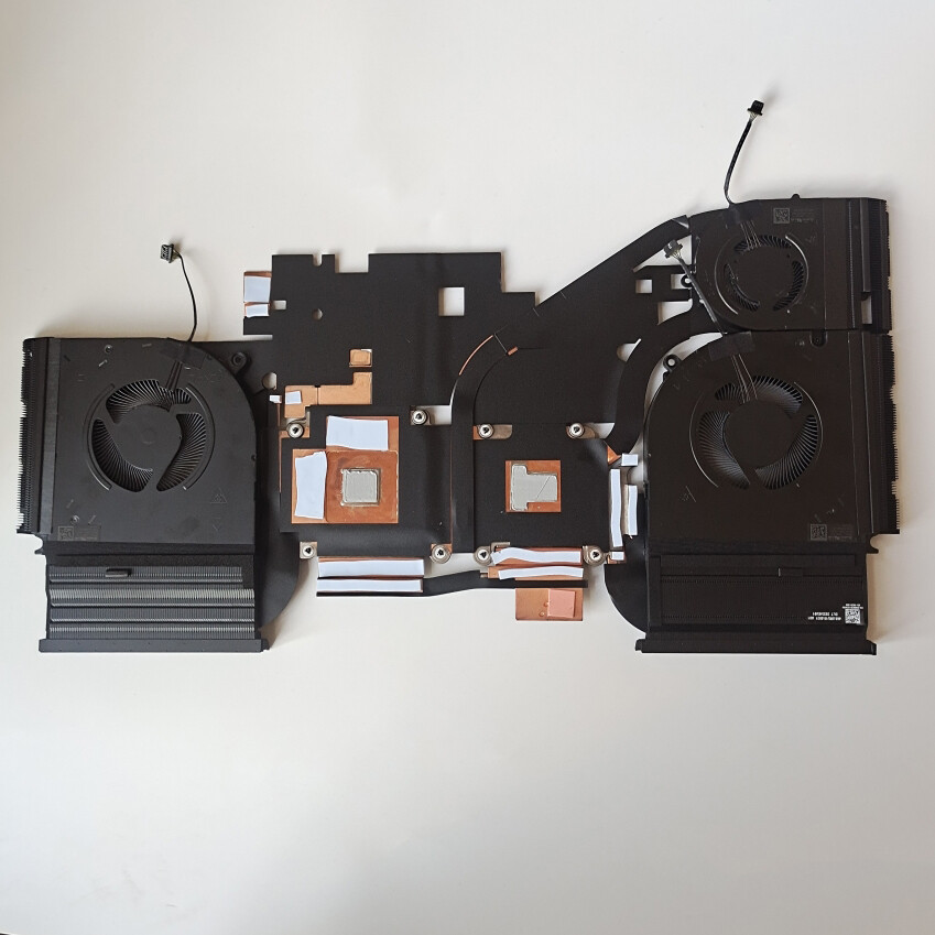 0NXM30 FOR DELL Alienware M18 R1 Black CPU Graphics Cooling Heatsink ...
