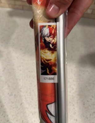 Anime character fabric scroll painting kakemono