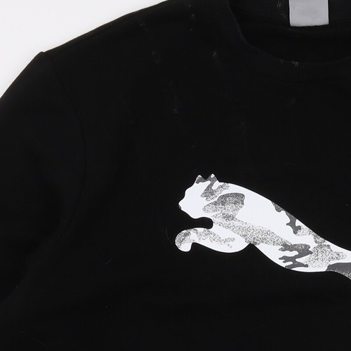 Sudadera Pullover Puma XL Negra Para Hombre - Diseño Gráfico Logo - Imagen 5 de 12