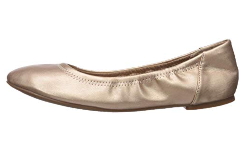AMAZON ESSENTIALS Women's Belice Ballet Flats Shoes Size 8.5 - Blush Rose Gold