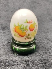 Avon ORIENTAL EGG Peach Orchard 1 Oz Perfume Bottle Empty