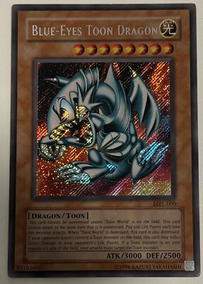 【ARS10】BLUE-EYES TOON DRAGON YuGiOh - Blue-Eyes Toon Dragon - MRL-000 Secret Rare | eBay
