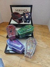 Handmade Resin Coffin Multiple Colors.. you Pick. OOAK. Halloween. Opening lid 