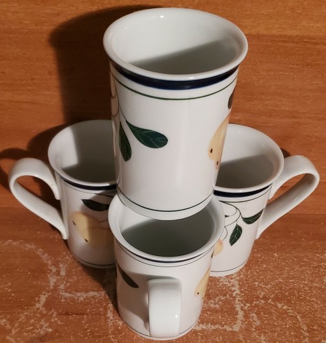 Dansk BERRIES Mug set of 4, 4 1/8", Gooseberries, Philippines, Excellent - Picture 6 of 11