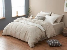 DAPU Pure Linen Duvet Cover Stone Washed 100% European French Flax