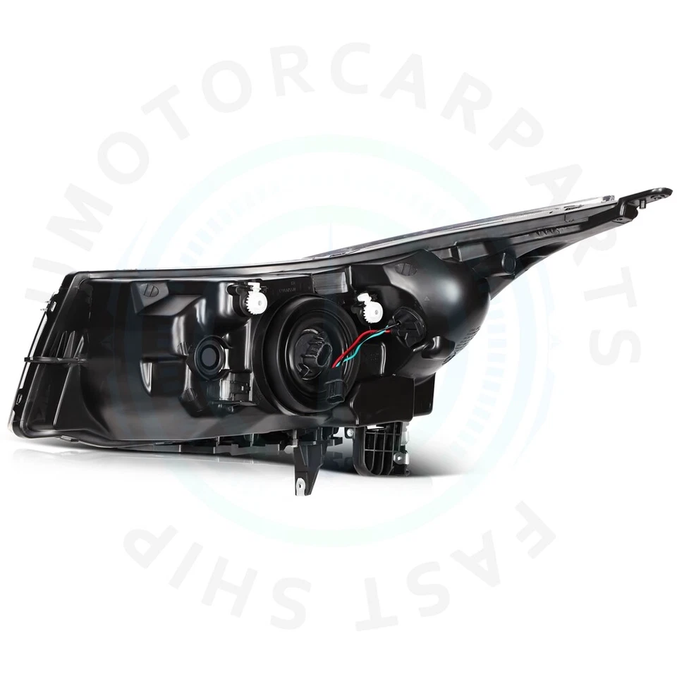 1 Pair Left Right Side Headlights Assembly For 2011-2015 Chevy Cruze 1.8L - Imagem 3 de 4