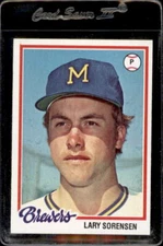 1978 Topps #569 Lary Sorensen Milwaukee Brewers - Nice Card