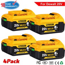 4Pack 8.4AH Battery Compatible with Dewalt 20V Max XR Lithium DCB206-2 DCB205-2