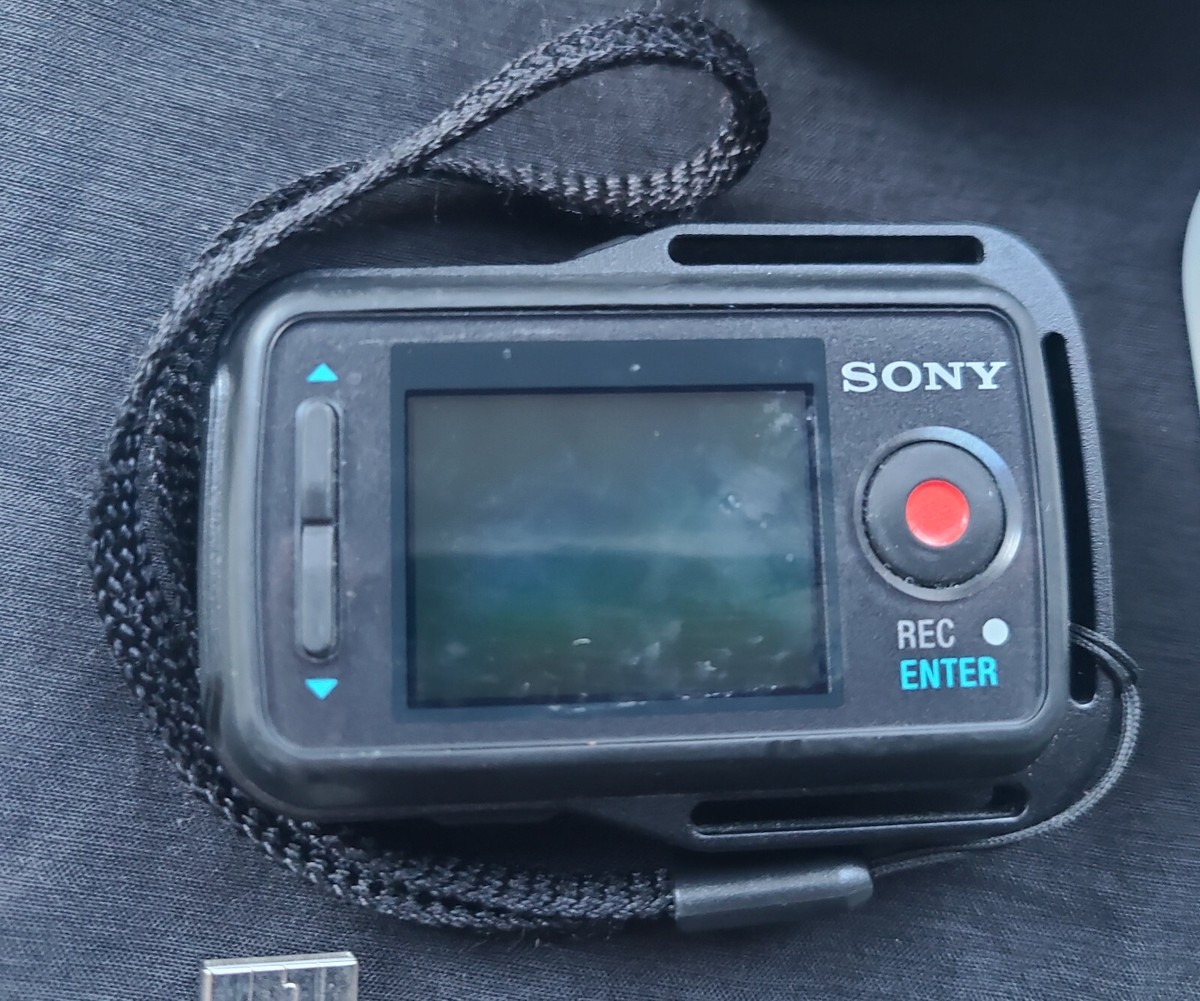 sony hdr-as200v action camera with 5 batteries and accessories | eBay