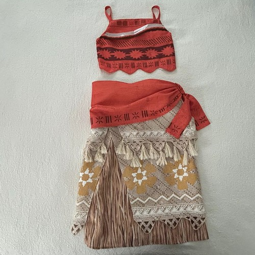 Disney Store Moana Girls 3 Piece Halloween Costume Size 9/10 eBay