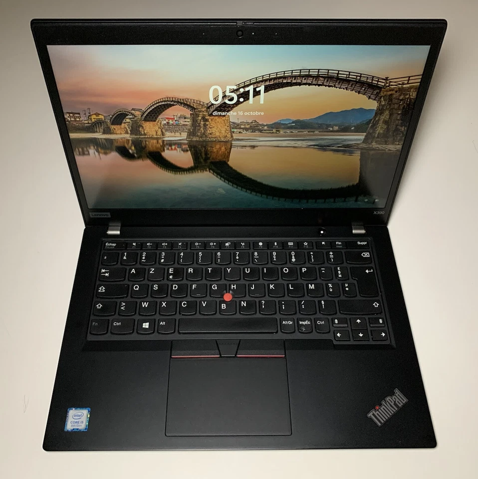 Lenovo ThinkPad X390 · i5-8265U · 8GB · 128GB, photo 1 sur 5