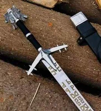 Witcher 3 Wild Hunt Sword Aerondight Geralt Rivia Netflix Swords w Scabbard Game