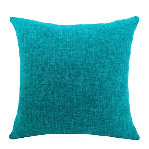 Home Office Dekoration Leinen Baumwolle Kissenhülle Sofa Einfarbig Kissenbezug - Bild 13 von 17