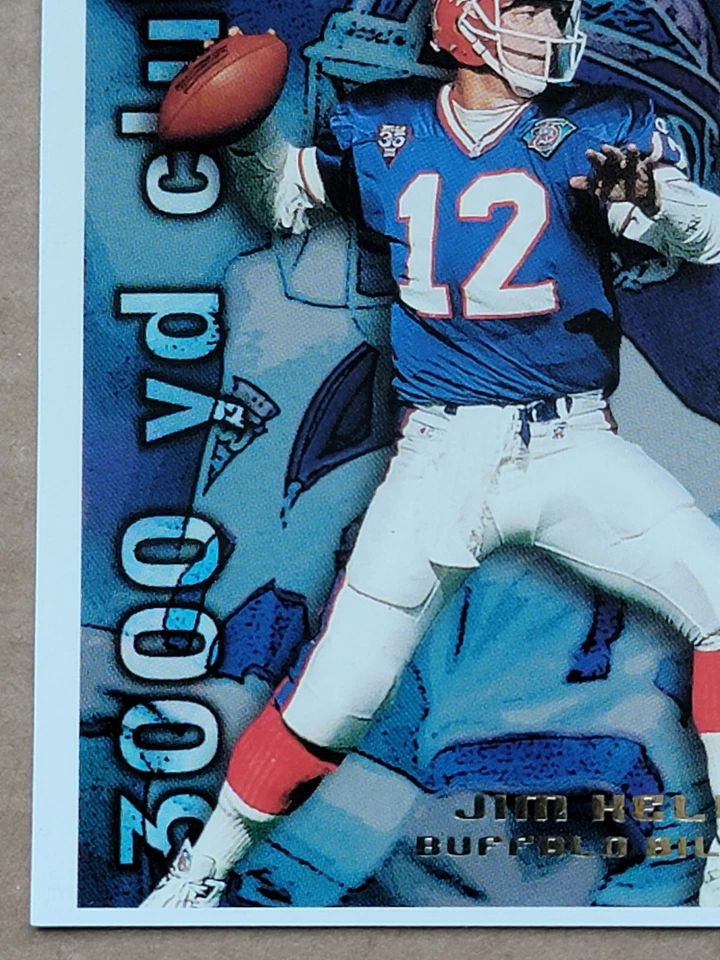 Jim Kelly 1995 Topps 3000 Yard Club Football Card #41 - Image 4 of 4