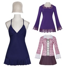 Costume Halloween cosplay pezzo unico Nami Nico Robin vestito sexy gonne cappello