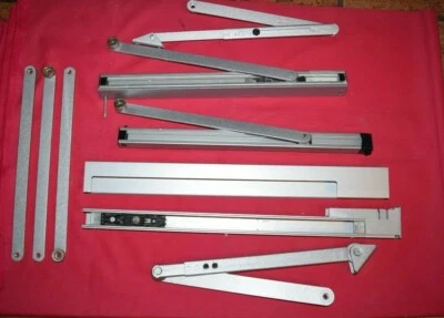 Konvolut GEZE Ersatzteile Gleitschienen,Flügelarme,Befestigungsmaterial u.s.w.  - Bild 1 von 4
