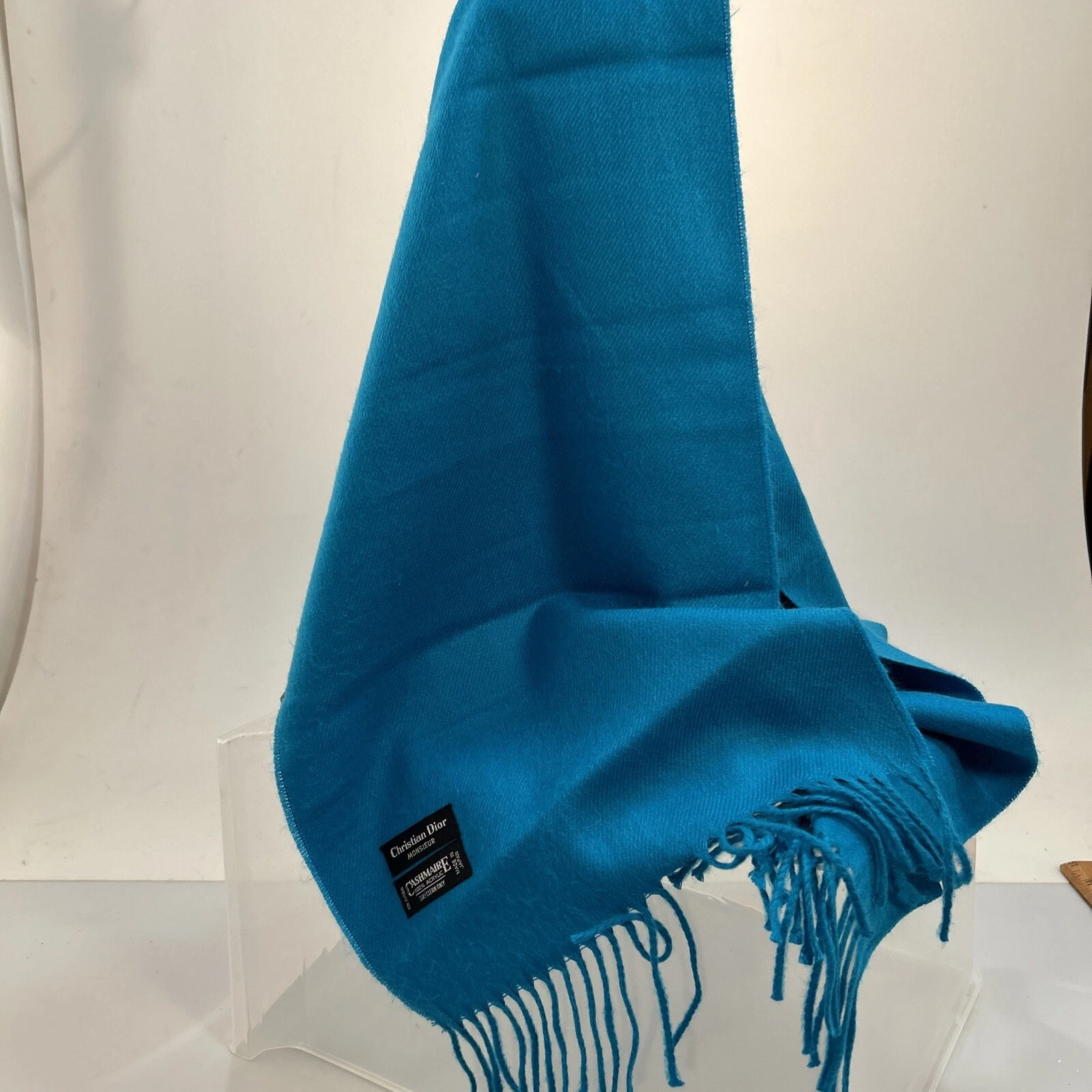 Cashmaire Cristian Dior turquoise 100% acrylique