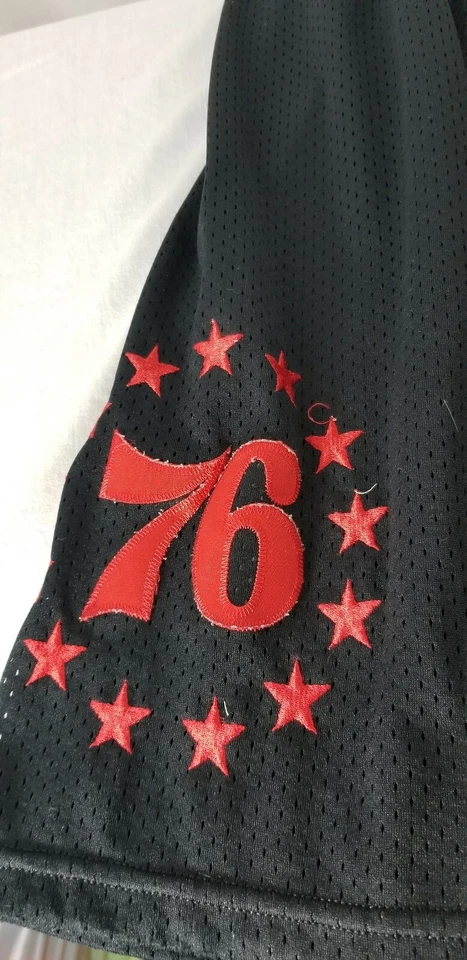 Authentic Nike Swingman Retro Sixers 76ers Philadelphia shorts 1966 Process XL - Image 2 of 4