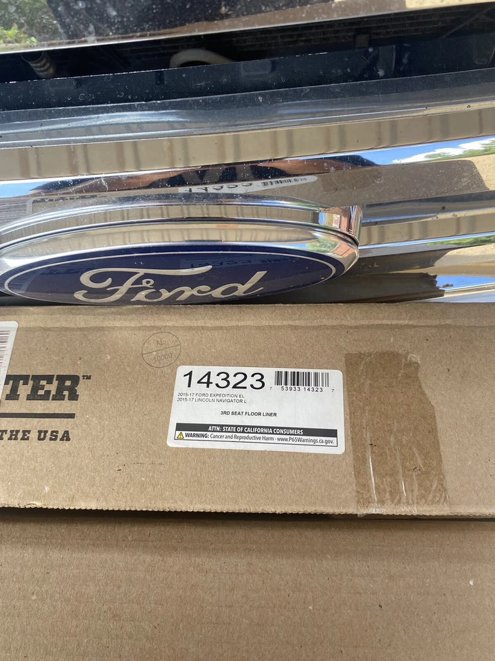 Ford Expedition Navigator 2013-17 Husky Liners Weatherbeater 3Rd Seat 14323 Rear - Image 2 of 3