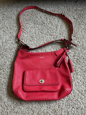 Coach Legacy Leather Courteany Hobo Crossbody Handbag 22381