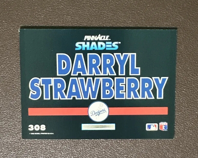 1992 PINNACLE #308 DARRYL STRAWBERRY 
