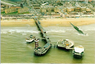 Aerial View of Scheveningen Pier, Scheveningen, Netherlands Postcard