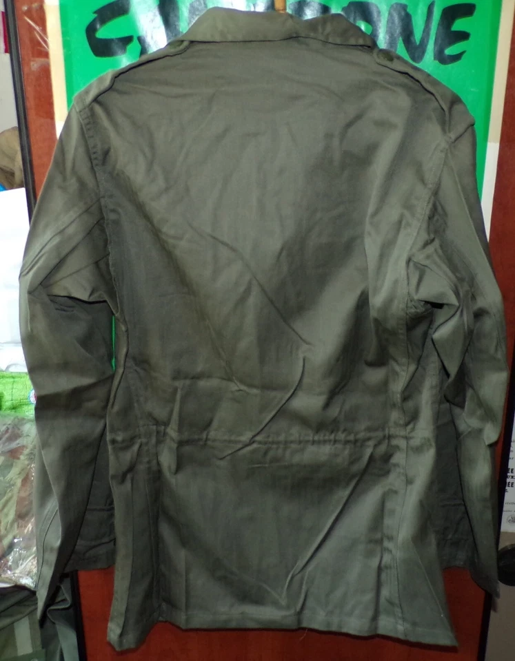 VESTE DE TREILLIS DE L'ARMEE DE L'AIR DE L'ARMEE FRANCAISE AVEC ETIQUETTE 1980 - Photo 2/4