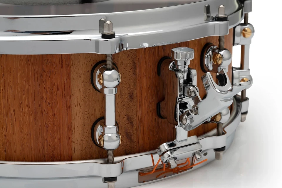 Pearl StaveCraft 14"x5" Makha Hand-Rubbed Natural Finish Stave Snare Drum Dealer - Image 4 of 4