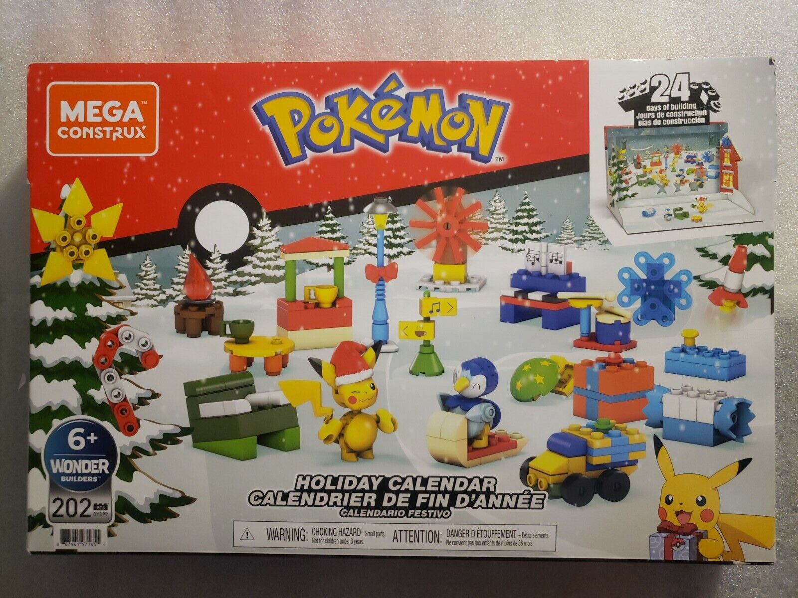 MEGA Pokemon Motion PIKACHU Mechanized Building Set 1092 Piece Mattel 2021