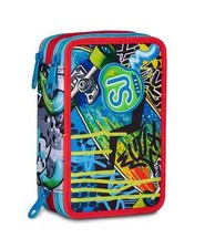 SEVEN SJ GANG ASTUCCIO 3 ZIP  - SHARKY SKATE SCUOLA E TEMPO LIBERO
