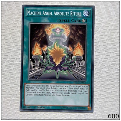 Machine Angel Absolute Ritual - RATE-EN055 - Common 1st Edition Yugioh ...