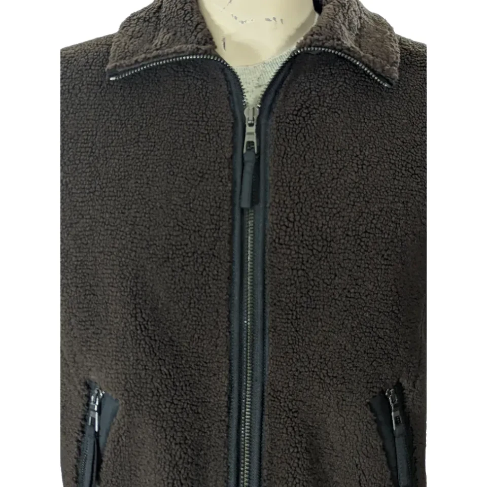 Club Monaco Faux Sherpa Jacket Sz XS NWT $349 - Image 2 of 4