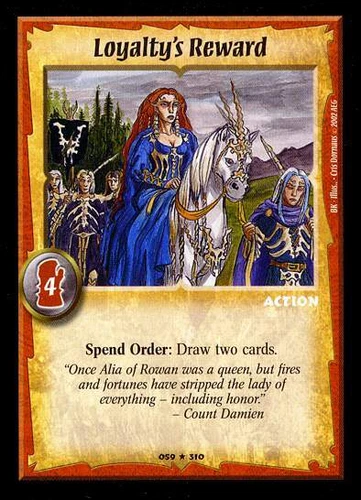 Loyalty's Reward - FOIL - Action - Warlord Saga of the Storm
