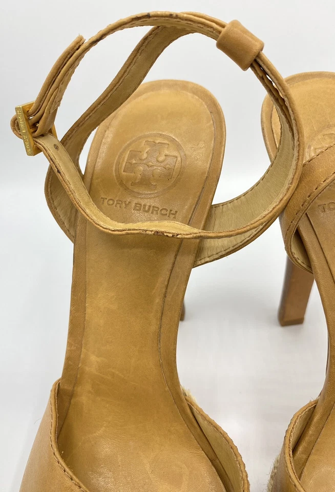 Zapatos de tacón con plataforma alpargata Tory Burch, talla 9,5 M Foto 3 de 4