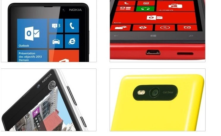 Nokia Lumia 820 N820 — Windows Phone 4,3 дюйма, разблокированный, 4G, Wifi, 8 Мп, 8 Гб, оригинальный NFC - Изображение 3 из 4