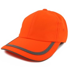 Low Profile High Visibility Safety Baseball Cap with Reflective Taping - FREESHI