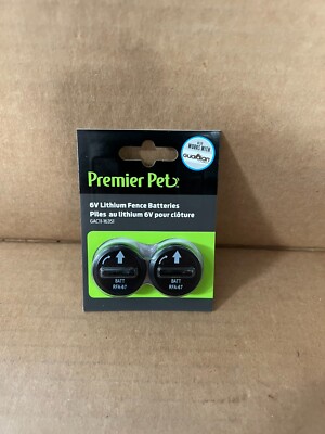 Premier Pet 6V Lithium Batteries - Replacement In-Ground Fence Collar Batteries