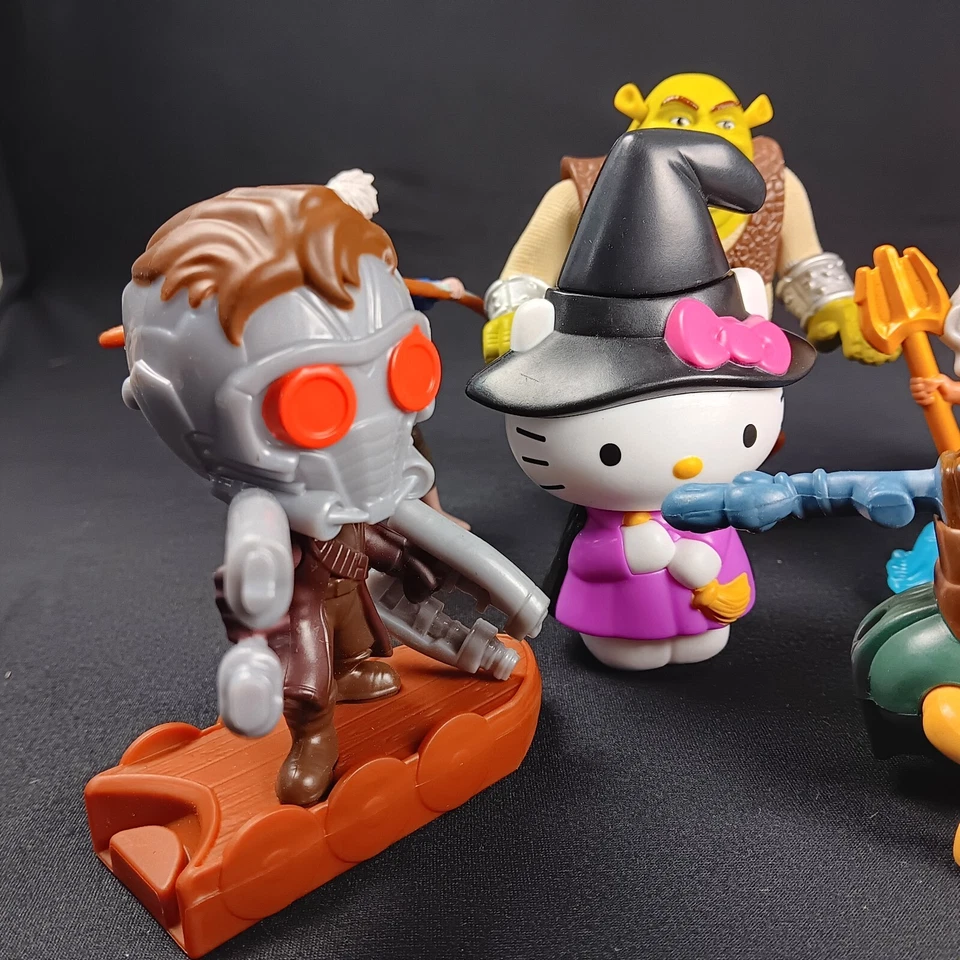 Pequeño lote de juguetes de plástico vintage McDonalds Happy Meal Looney Tunes Transformers Foto 2 de 4