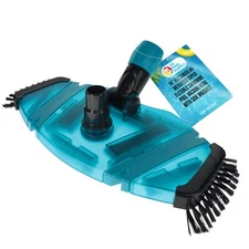 14" Rectangular Weighted Super Flexible Swimming Pool Vacuum Head - Side Brushes