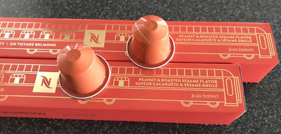 Nespresso PeaNut  & Roasted Sesame ORIGINAL LINE Limited Ed.  20 Capsules  NWOT