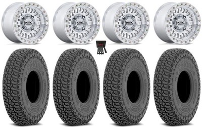 KMC Aztec Beadlock 15'' Wheels Mh +0mm 35'' Tango Tires Can-Am Maverick X3