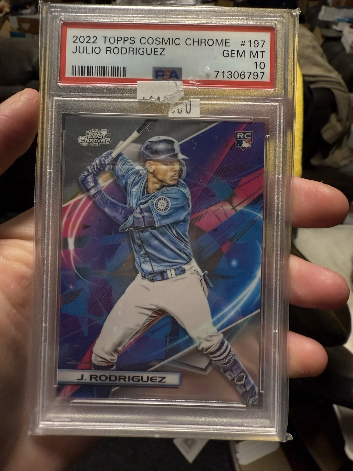 Deal for 2022 TOPPS COSMIC CHROME #197 JULIO RODRIGUEZ ROOKIE RC PSA 10 Mariners