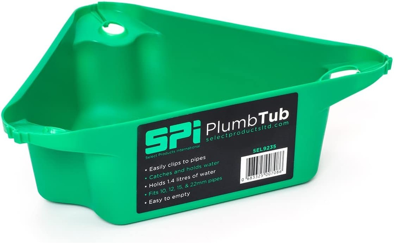 Plumb Tub -  Radiator Draining Tub - Supplied in  Green
