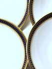 Schumann Arzberg Germany Bavaria Echt Kobalt and Gold Set of 4 Fruit Bowls — photo 3