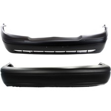 Bumper Covers Set Of 2 Front Rear For Ford Crown Victoria 1998-2005 Pair