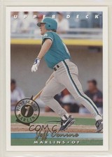 1993 Upper Deck Florida Marlins First Season Jeff Conine #754 7at