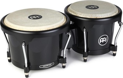 Meinl Percussion Journey Series Bongos - Black (3-pack) Bundle