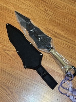 Scorpion Kunai Purple Mortal Kombat Kunai Wrapped Handle 20