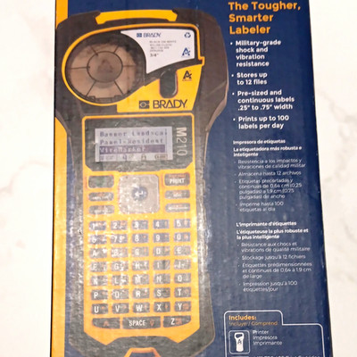 Brady M210 Label Printer Beschriftungsgerät, Serie BMP21, für 3/4'' Schriftband