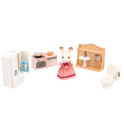 Sylvanian Families 5449 Einrichtung Komplettset - Puppenhaus Einrichtung Möbel